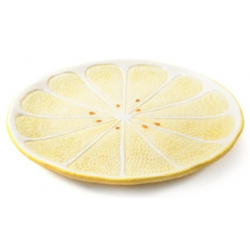 Kerámia nagy tál citrom mintázattal
