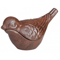 Öntöttvas dekoráció madár Kulcstartó