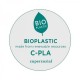 Bioplasztik lapos tányér szett 4 db Világosbarna