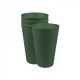 Bioplasztik pohár szett 400ml 4 db Zöld