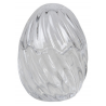 Üveg tojás alakú Bonbonier