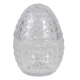 Üveg tojás alakú Bonbonier dombornyomott