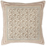 Textil párnahuzat szőnyegmintás bordó szegéllyel 50x50cm