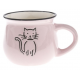 Kerámia eszpresszó csésze 75ml Macskás