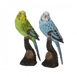 Faágon ülő papagáj szobor 2 féle változatban