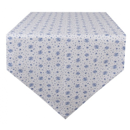 Textil Asztali futó 50x160cm Blue roses