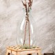 Üveg váza dekorációs kiegészítő 8,5 literes