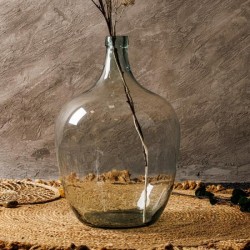 Üveg demizson , váza dekorációs kiegészítő 10 literes
