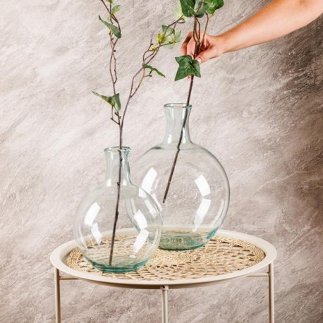 Üveg váza dekorációs kiegészítő 5,75 literes