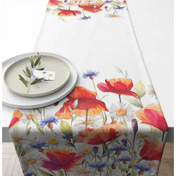 Textil Asztali futó 40x150cm Virágos