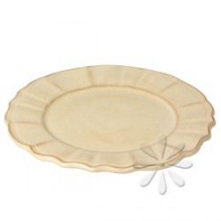 Lapos tányér - Romantik natúr
